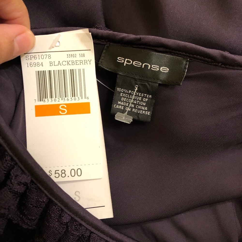 NWT Spense Stripless Top sz.S - Picture 4 of 4